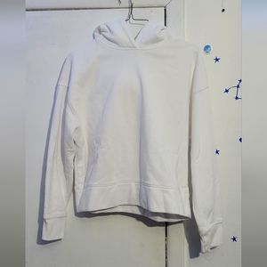 Zara White hoodie sweater for women Size Small